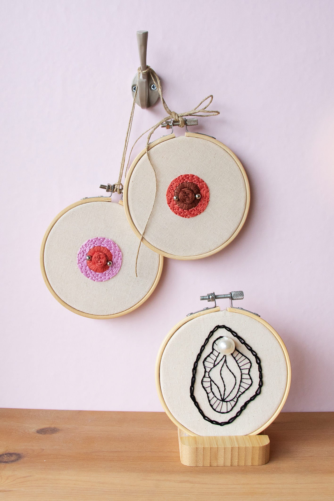 Pierced Nipple Pink PDF pattern