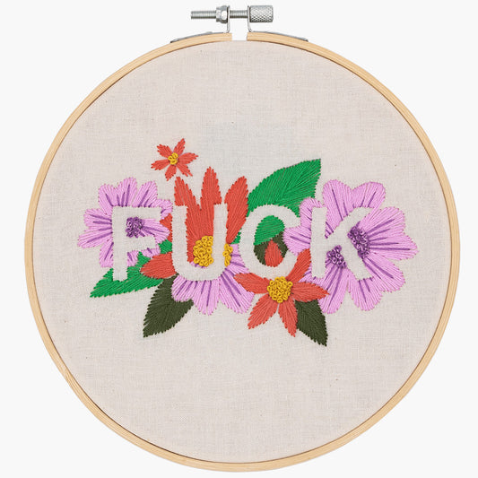 FUCK embroidery kit