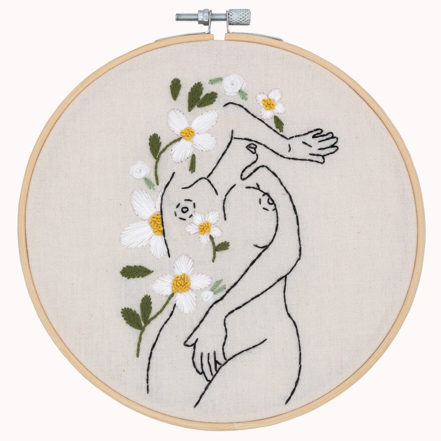 Flower Shower embroidery kit