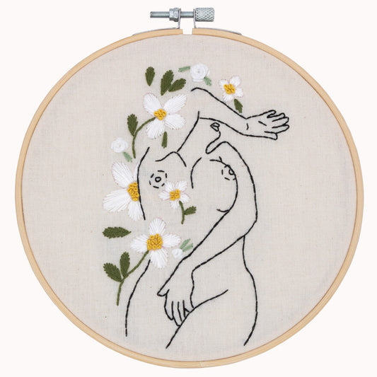 Flower Shower embroidery kit