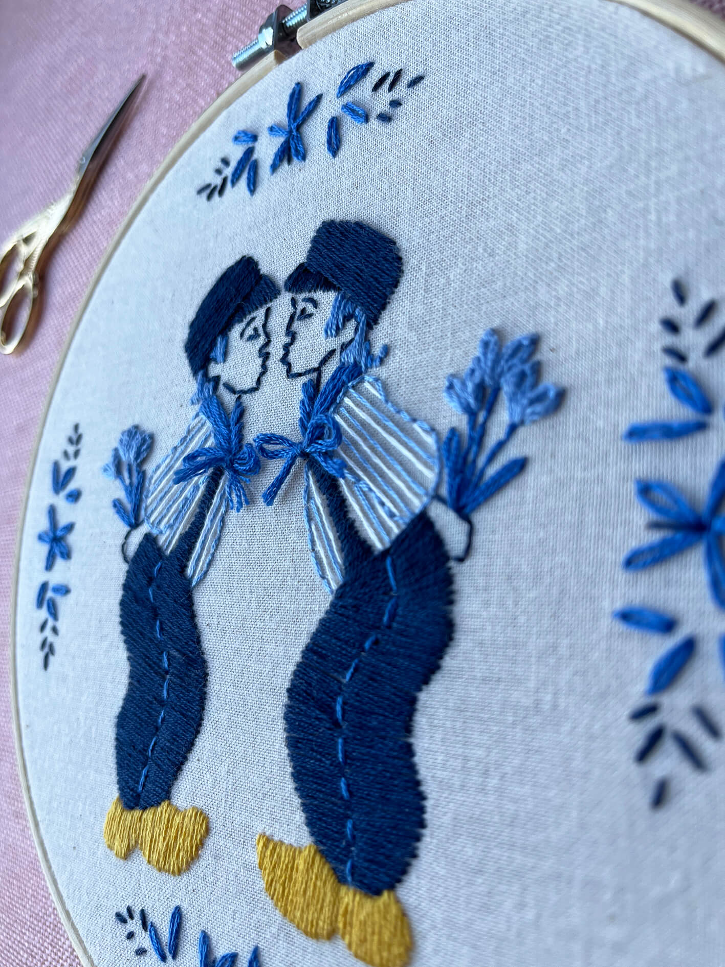 Dutch Boys embroidery kit