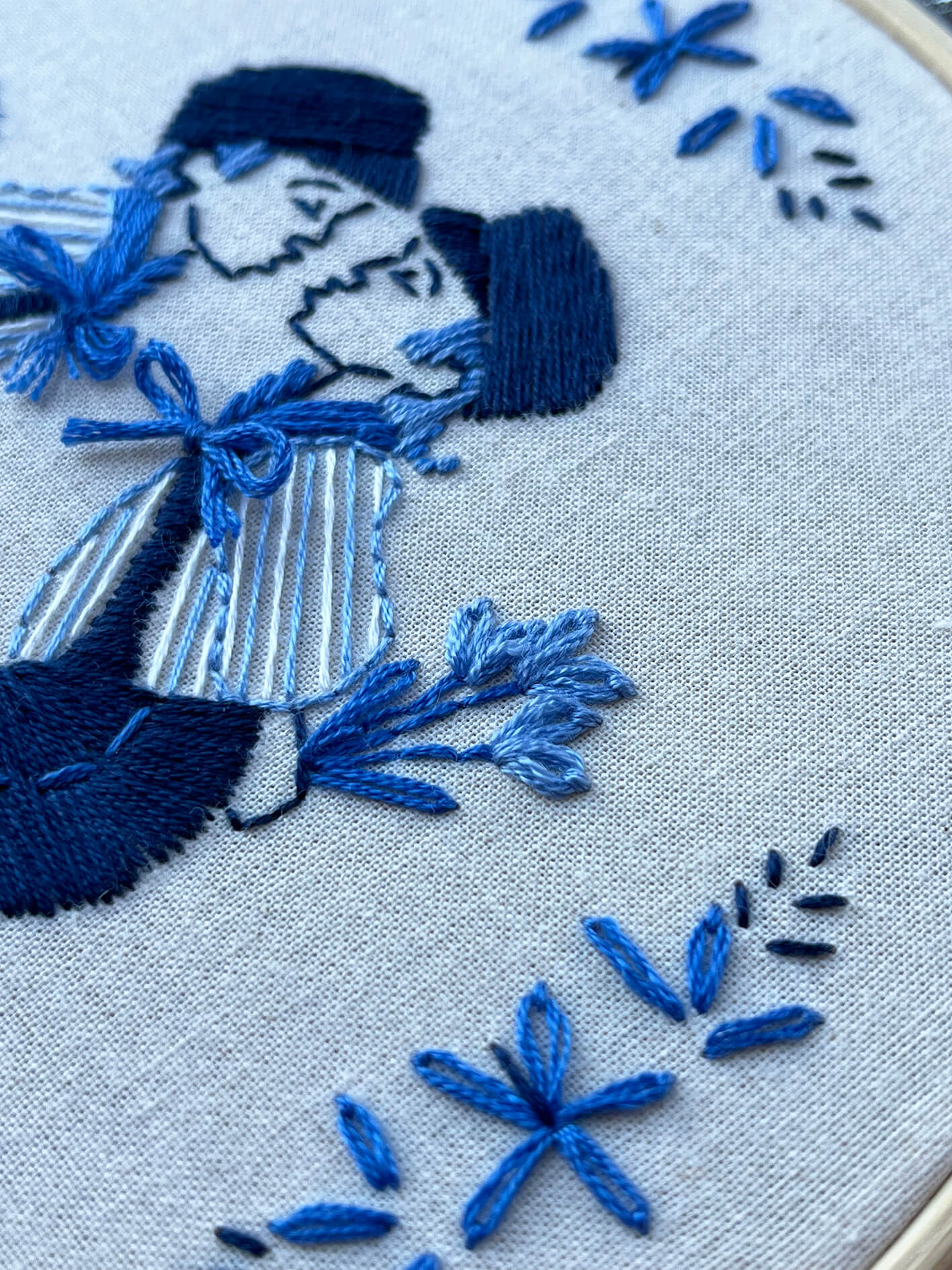 Dutch Boys embroidery kit