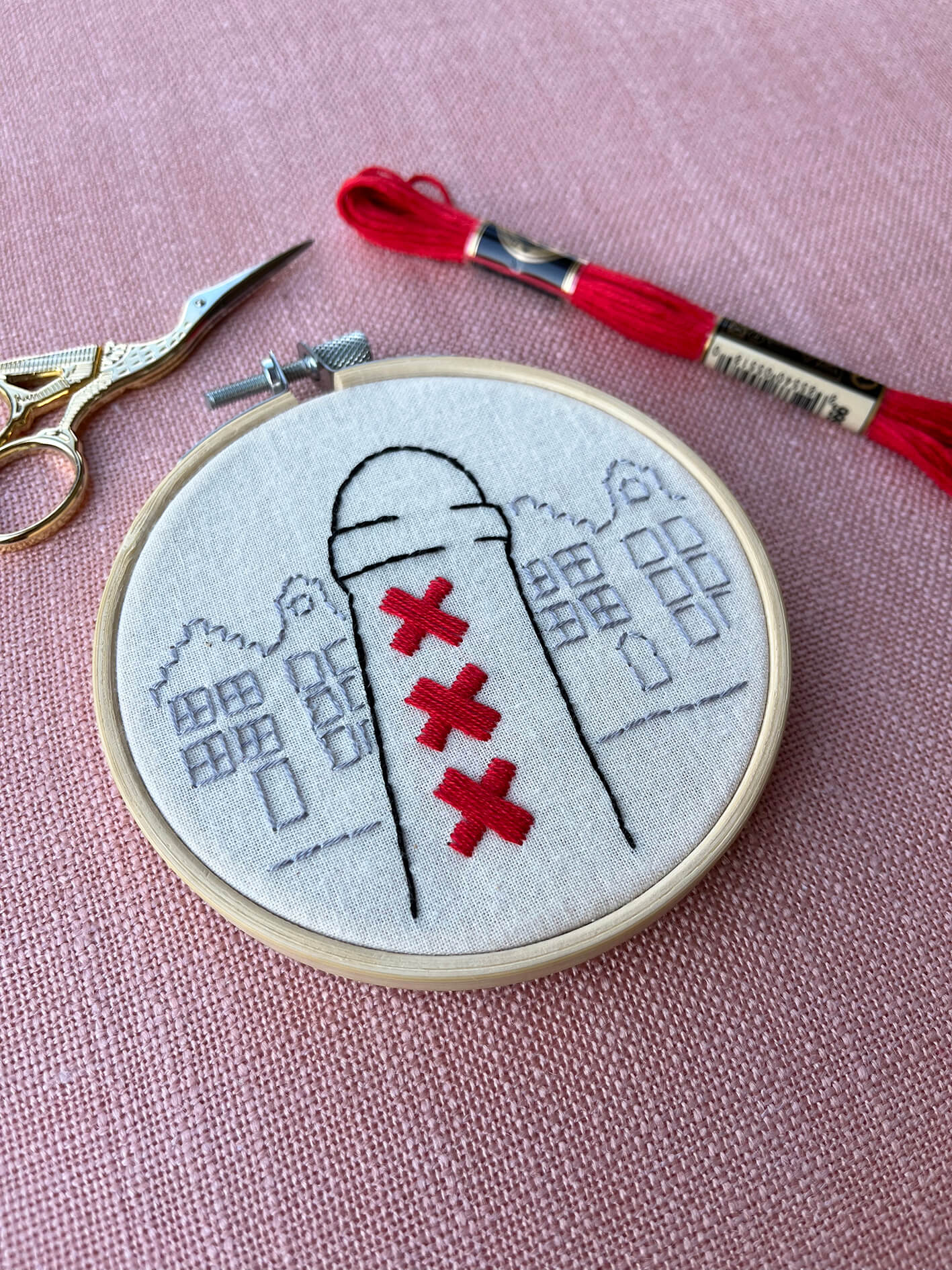 Amsterdammertje embroidery kit