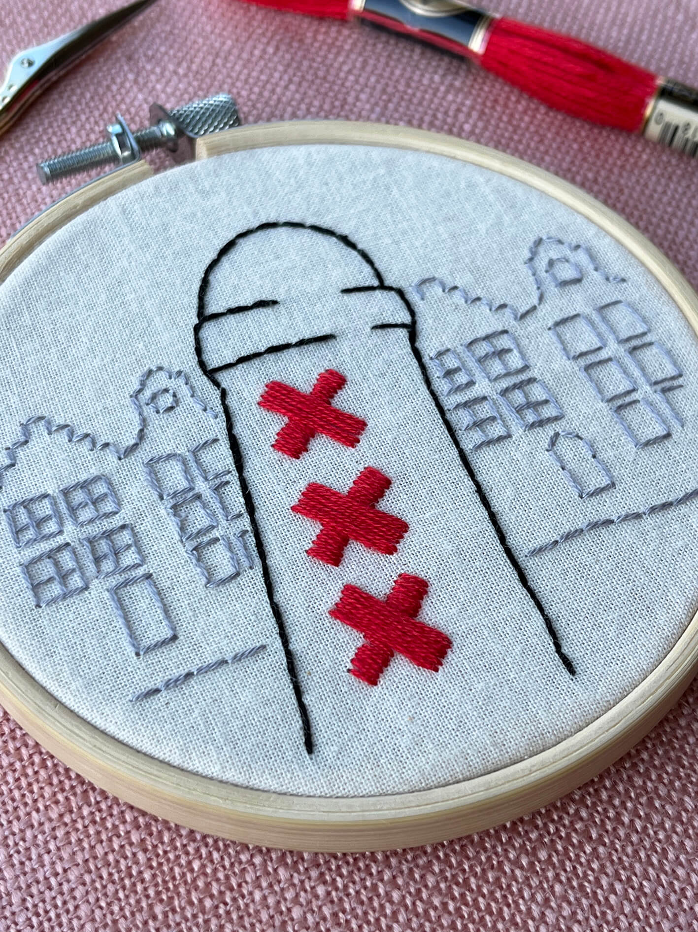Amsterdammertje embroidery kit