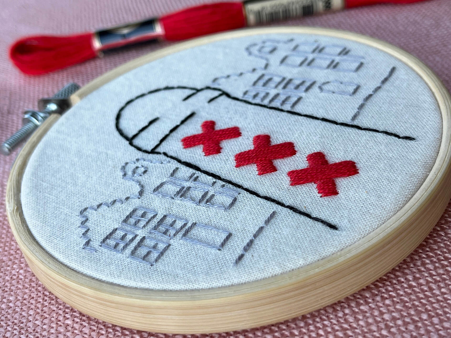Amsterdammertje embroidery kit