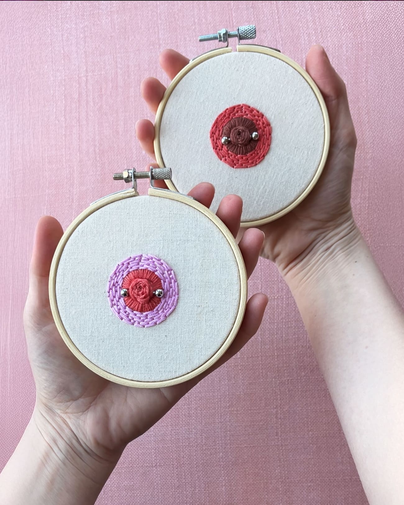 Pierced Nipple Pink PDF pattern