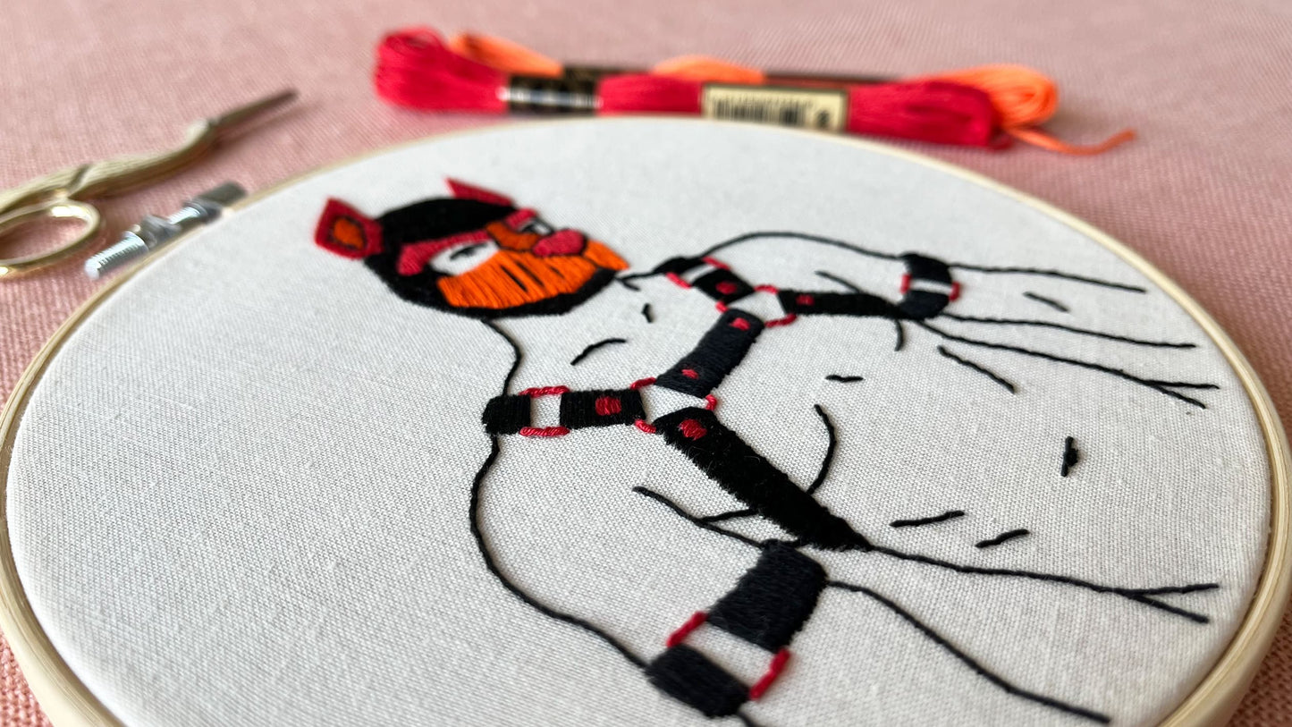 Woof embroidery kit