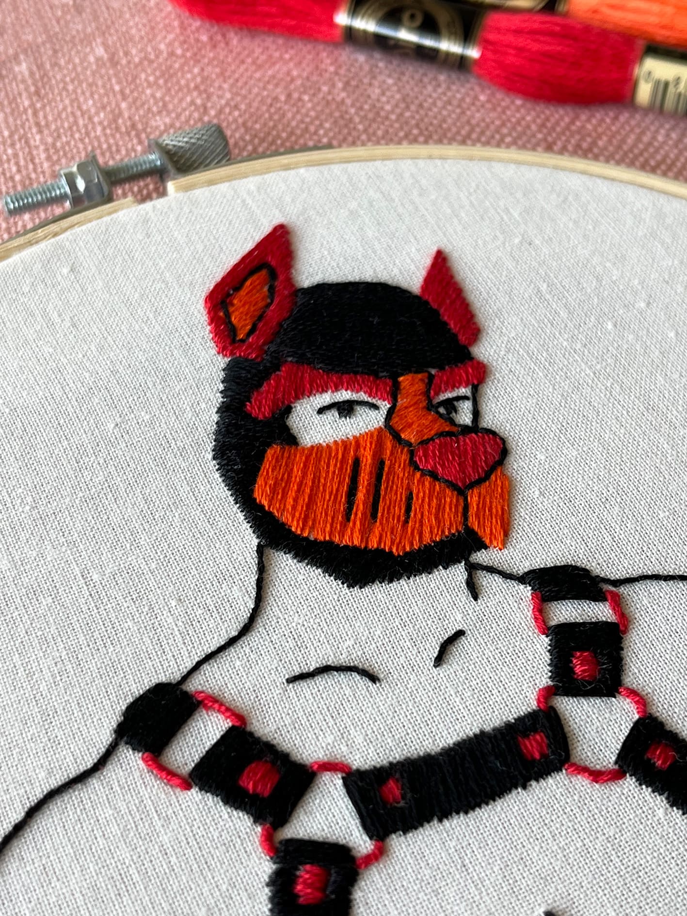 Woof embroidery kit