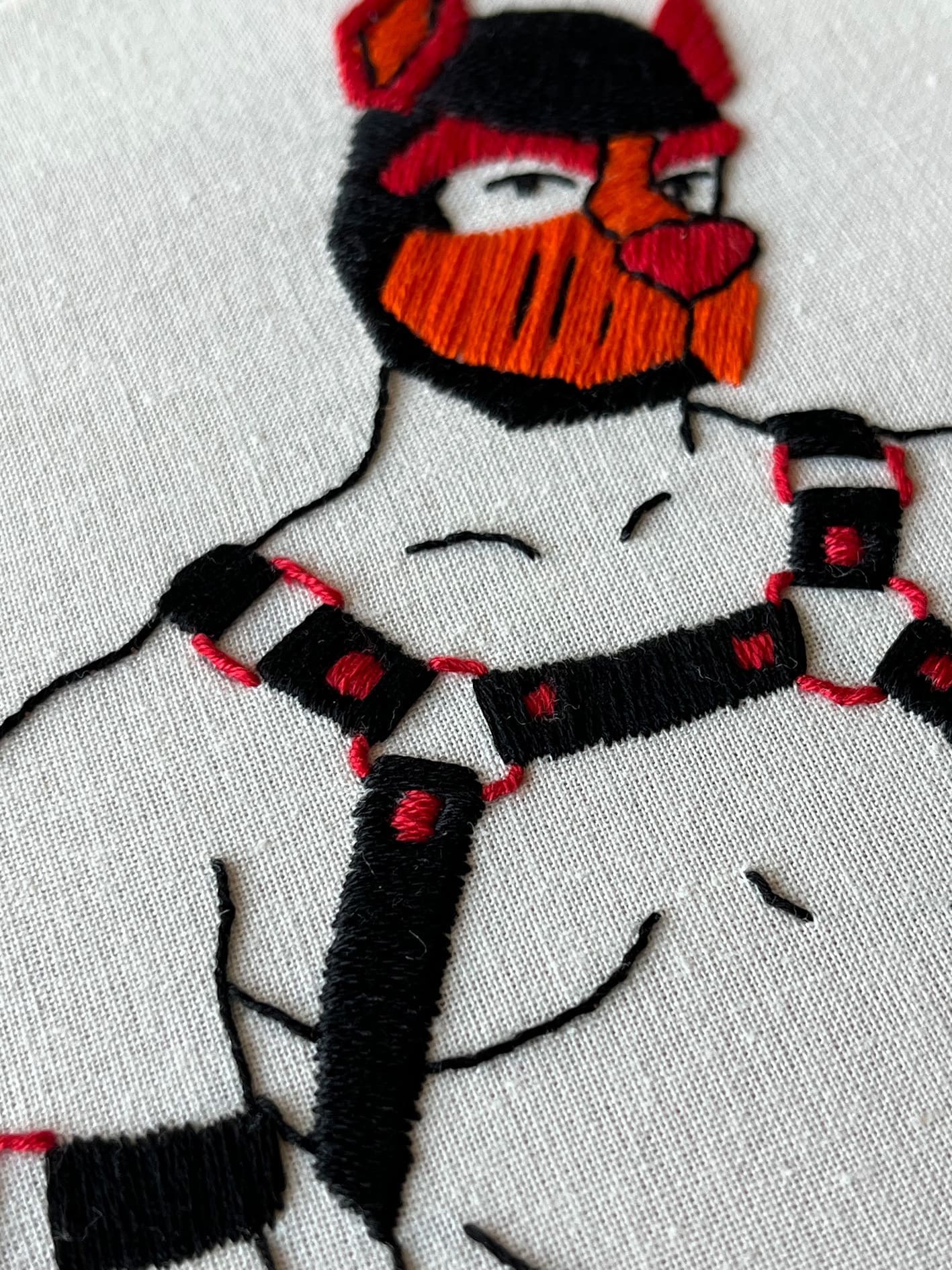 Woof embroidery kit