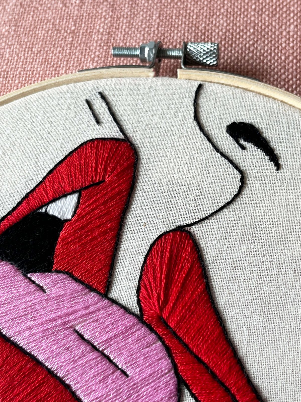 Lipstick Lovers embroidery kit
